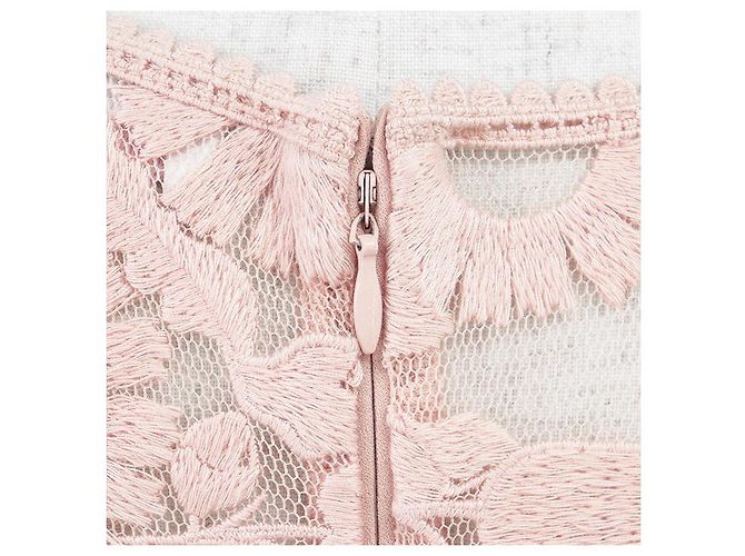 Besticktes Tüllkleid RED VALENTINO Beige - Ansicht 13