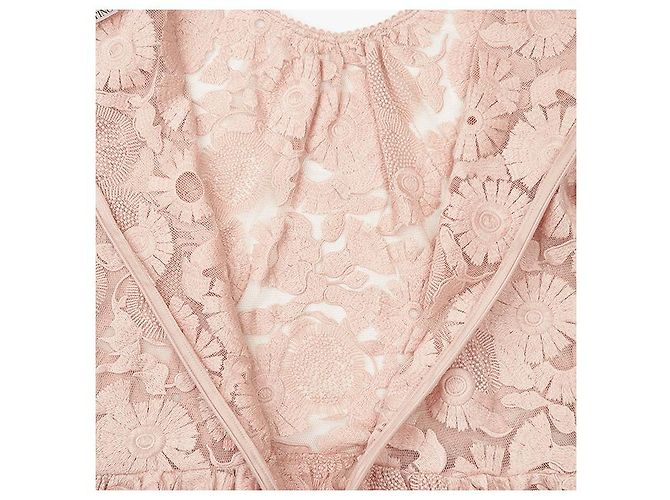 Besticktes Tüllkleid RED VALENTINO Beige - Ansicht 6