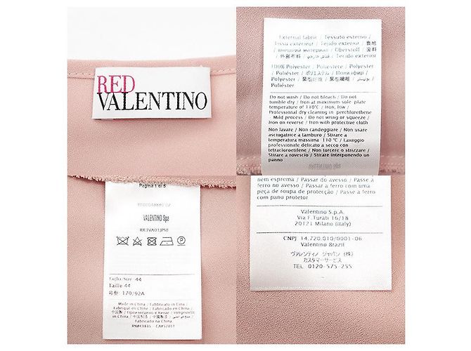 Besticktes Tüllkleid RED VALENTINO Beige - Ansicht 8