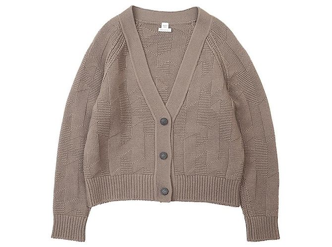 Hermès Hermes Wollstrickjacke Braun - Ansicht 11