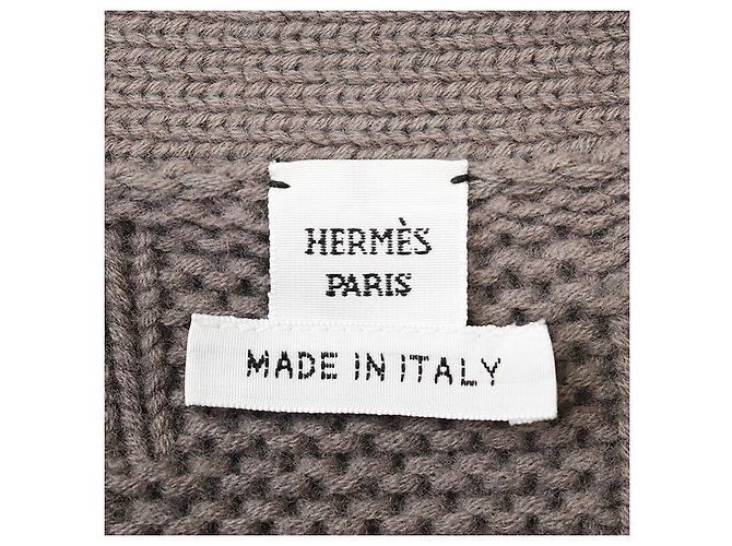 Hermès Hermes Wollstrickjacke Braun - Ansicht 9
