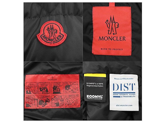 Moncler Nacido para Proteger Chaqueta 2 en 1 de Plumas Econyl GAITE Negro - vista 6