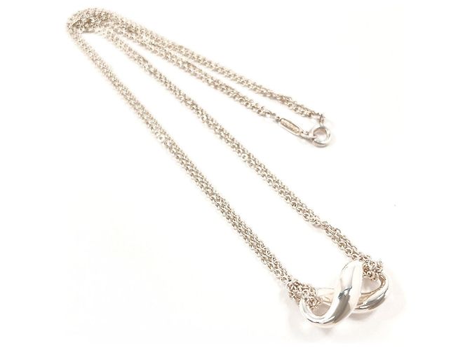 Tiffany & Co Collar Infinity Tiffany Plata - vista 3