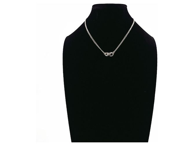 Tiffany & Co Collar Infinity Tiffany Plata - vista 6