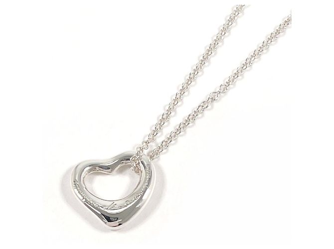 Tiffany & Co Collana Tiffany Open Heart Elsa Peretti Argento - vista 2