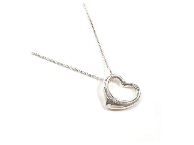 Tiffany & Co Collana Tiffany Open Heart Elsa Peretti Argento - vista 2