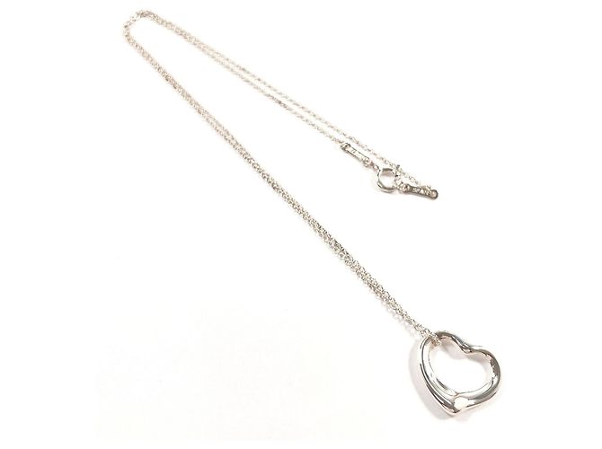 Tiffany & Co Collana Tiffany Open Heart Elsa Peretti Argento - vista 3