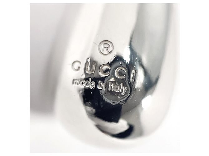 Anello in argento 925 a forma di goccia Gucci - vista 3