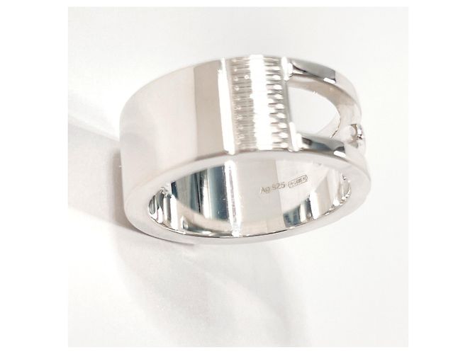 GUCCI Marken G-Ring mit Ausschnitt Silber - Ansicht 4