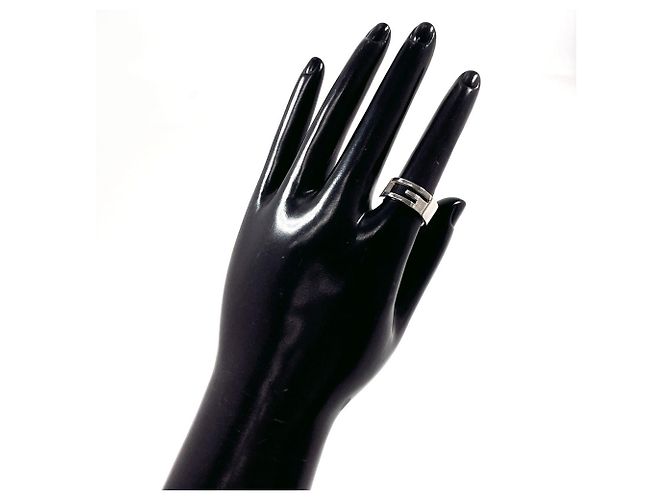 GUCCI Marken G-Ring mit Ausschnitt Silber - Ansicht 8