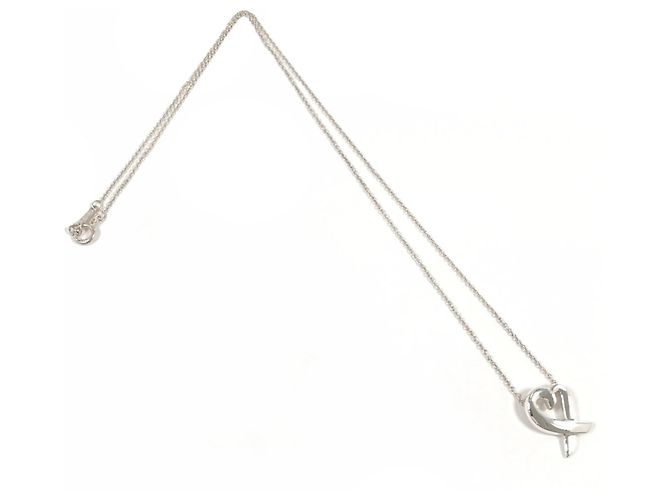Collana Loving Heart di Paloma Picasso di Tiffany & Co. Argento - vista 3
