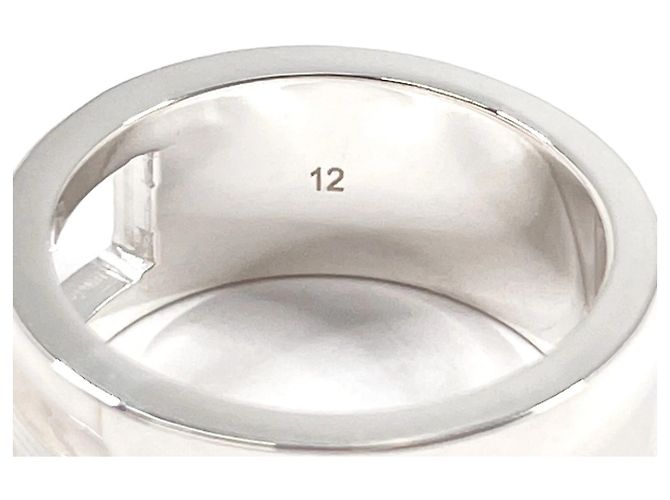 Anello G in argento 925 intagliato per donna Gucci - vista 5