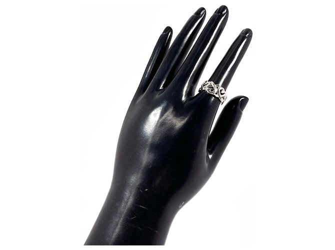 Anello Triplo Cuore Amore Tiffany & Co. in Argento Sterling 925 - vista 7