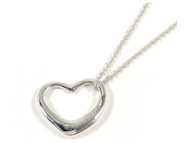 Tiffany & Co Collana Open Heart Elsa Peretti di Tiffany Argento - vista 2