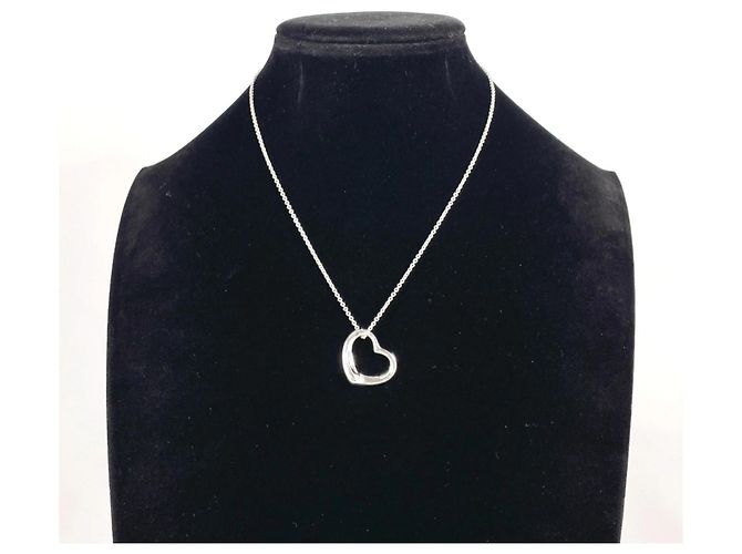 Tiffany & Co Collana Open Heart Elsa Peretti di Tiffany Argento - vista 7