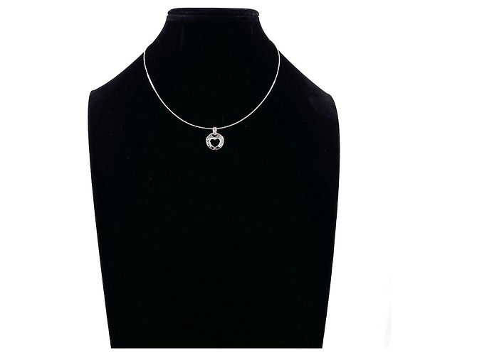 Collana a Cuore Perforato in Argento Sterling Tiffany & Co. - vista 7