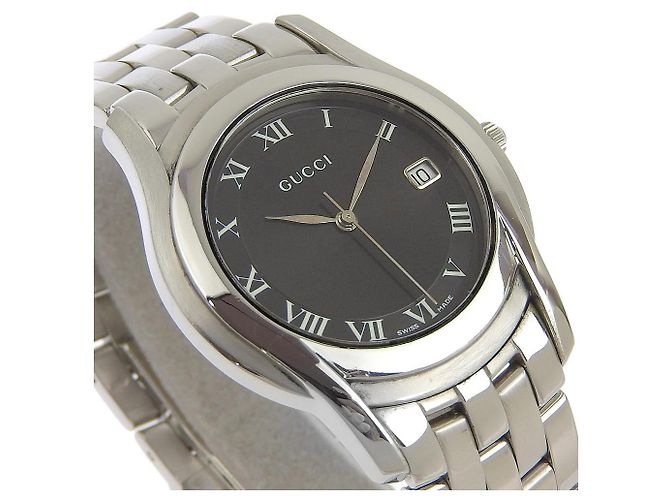 Reloj Gucci de acero inoxidable para hombre Negro - vista 3