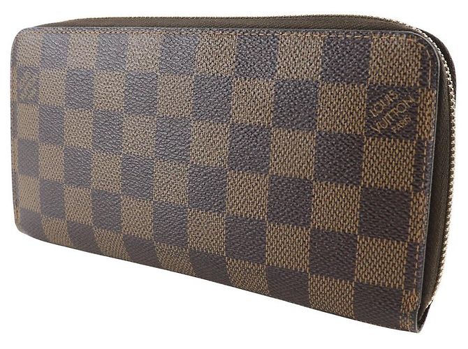 Portafoglio Zippy Damier Louis Vuitton Marrone - vista 2