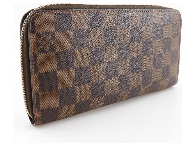 Portafoglio Zippy Damier Louis Vuitton Marrone - vista 3