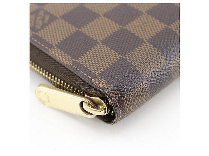 Portafoglio Zippy Damier Louis Vuitton Marrone - vista 4