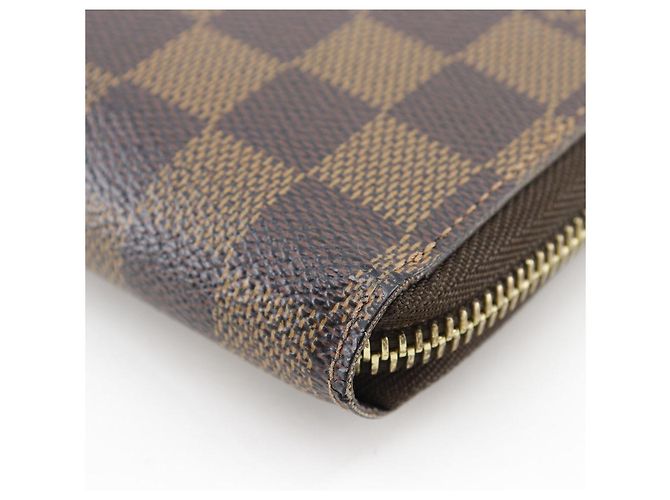 Portafoglio Zippy Damier Louis Vuitton Marrone - vista 5