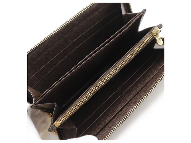 Portafoglio Zippy Damier Louis Vuitton Marrone - vista 6