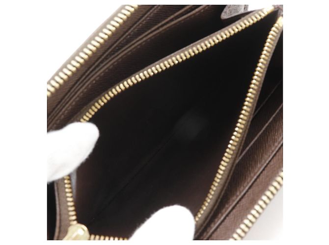Portafoglio Zippy Damier Louis Vuitton Marrone - vista 7