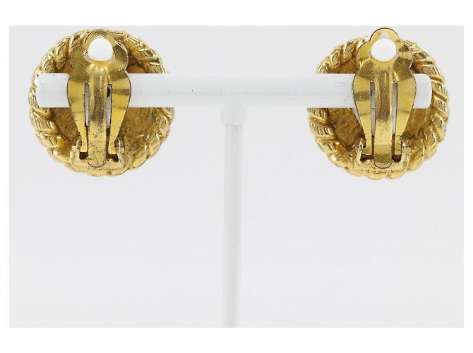 Timeless Pendientes Chanel Coco Mark Dorado - vista 3