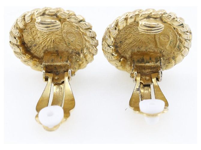 Timeless Pendientes Chanel Coco Mark Dorado - vista 4