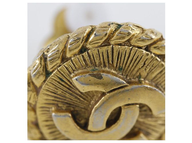 Timeless Pendientes Chanel Coco Mark Dorado - vista 6