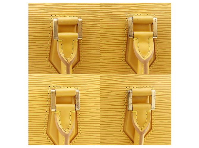 Bolsa de mão Jasmin Epi Louis Vuitton Amarelo - vista 11
