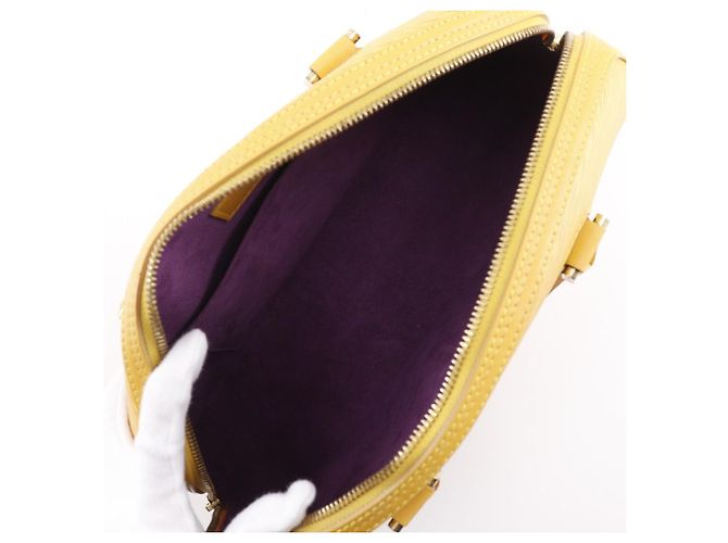 Bolsa de mão Jasmin Epi Louis Vuitton Amarelo - vista 6