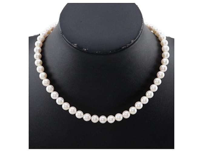Autre Marque Collana in argento con perle - vista 2