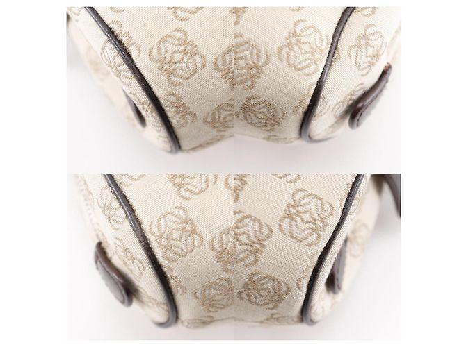 2-in-1 Anagram Canvas Tasche Senda von Loewe Beige - Ansicht 4
