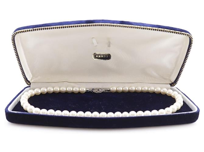 Autre Marque Collana in argento con perle Bianco - vista 11