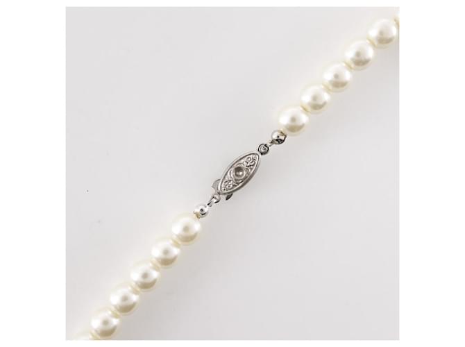 Autre Marque Collana in argento con perle Bianco - vista 4
