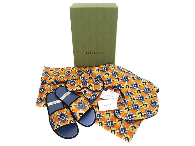 Set da Viaggio Geometrico G Gucci Arancione - vista 2