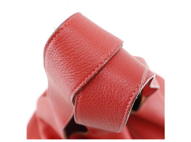 Borsa Tote Picotin TGM in Taurillon Clémence di Hermès Rosso - vista 5