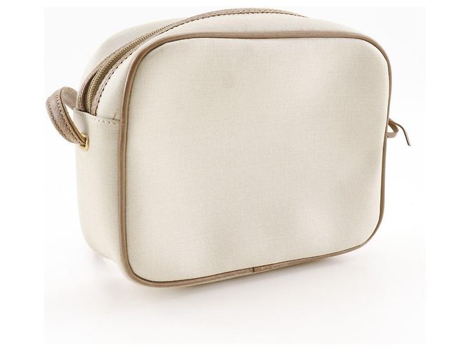 Borsa a Spalla in PVC con Logo CD Dior Beige - vista 3