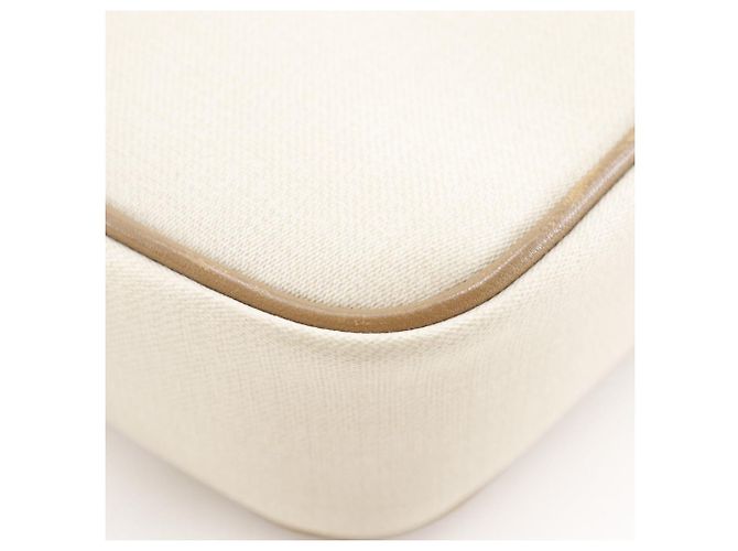 Borsa a Spalla in PVC con Logo CD Dior Beige - vista 4