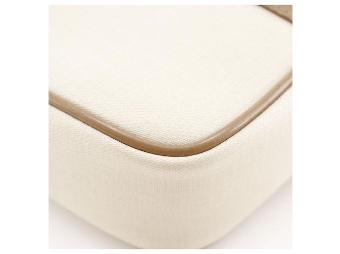 Borsa a Spalla in PVC con Logo CD Dior Beige - vista 5