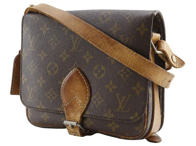 Borsa a Spalla Cartouchiere 22 Monogramma Louis Vuitton Marrone - vista 2