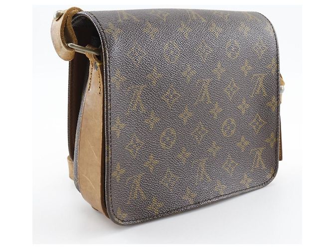 Borsa a Spalla Cartouchiere 22 Monogramma Louis Vuitton Marrone - vista 3