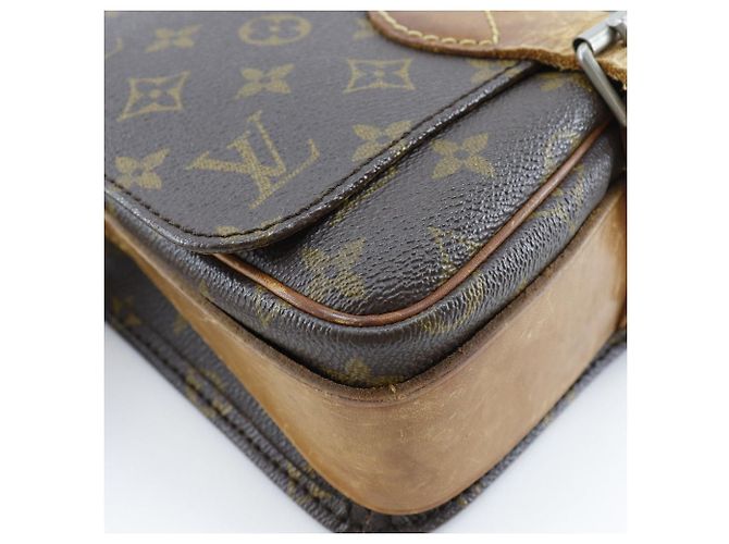 Borsa a Spalla Cartouchiere 22 Monogramma Louis Vuitton Marrone - vista 4