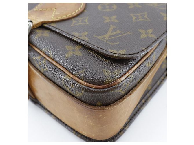 Borsa a Spalla Cartouchiere 22 Monogramma Louis Vuitton Marrone - vista 5