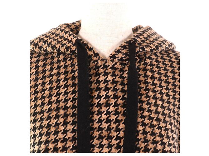 Poncho de cachemira Christian Dior Bronce - vista 4
