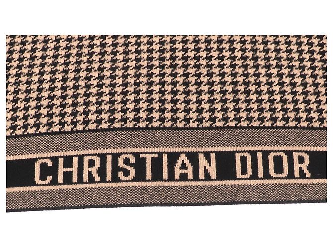 Poncho de cachemira Christian Dior Bronce - vista 5