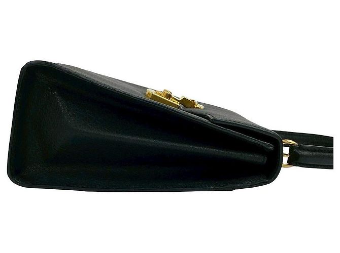 Borsa 2way in pelle Gucci Lady Lock Nero - vista 7