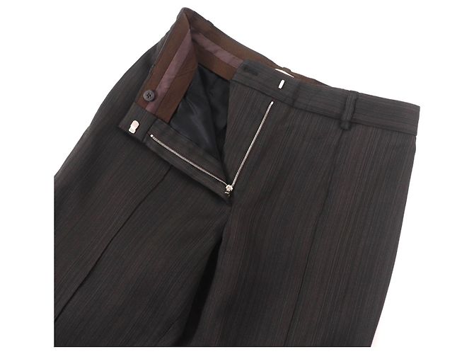 Hermès Hermes Wollhose Grün Khaki - Ansicht 3
