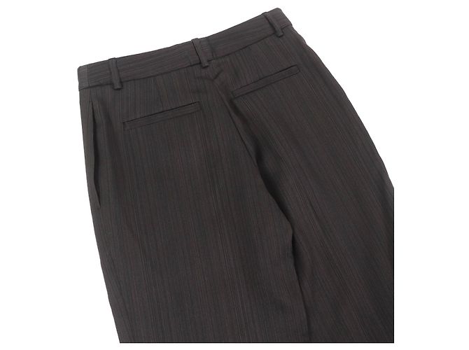 Hermès Hermes Wollhose Grün Khaki - Ansicht 4